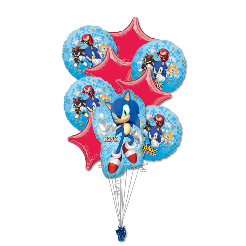 Sonic The HedgeHog Balloon Bouquet